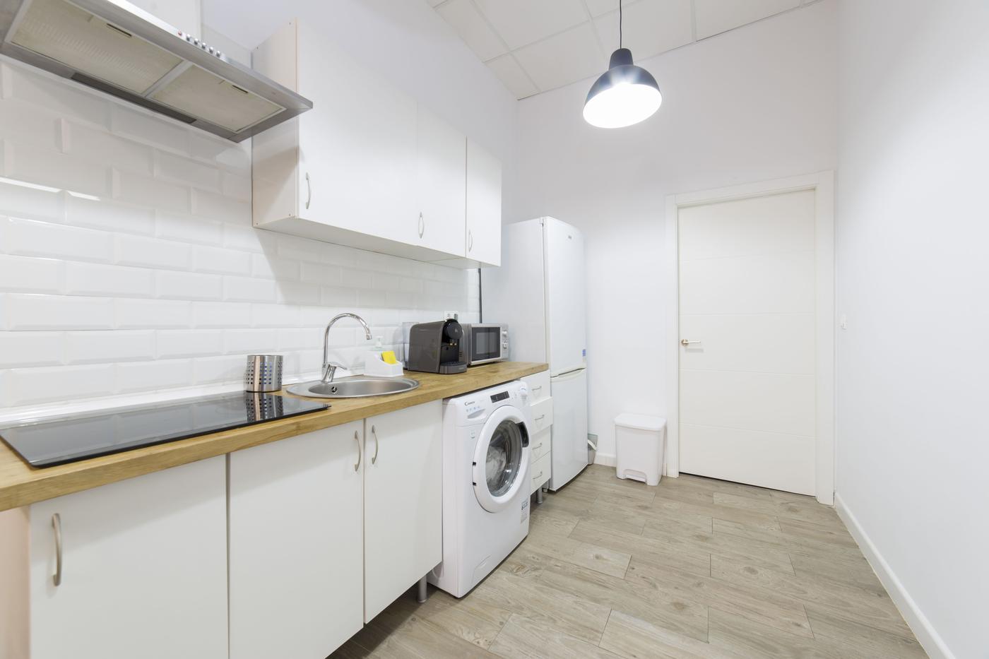 Cocina del apartamento Qurtuba Azahar