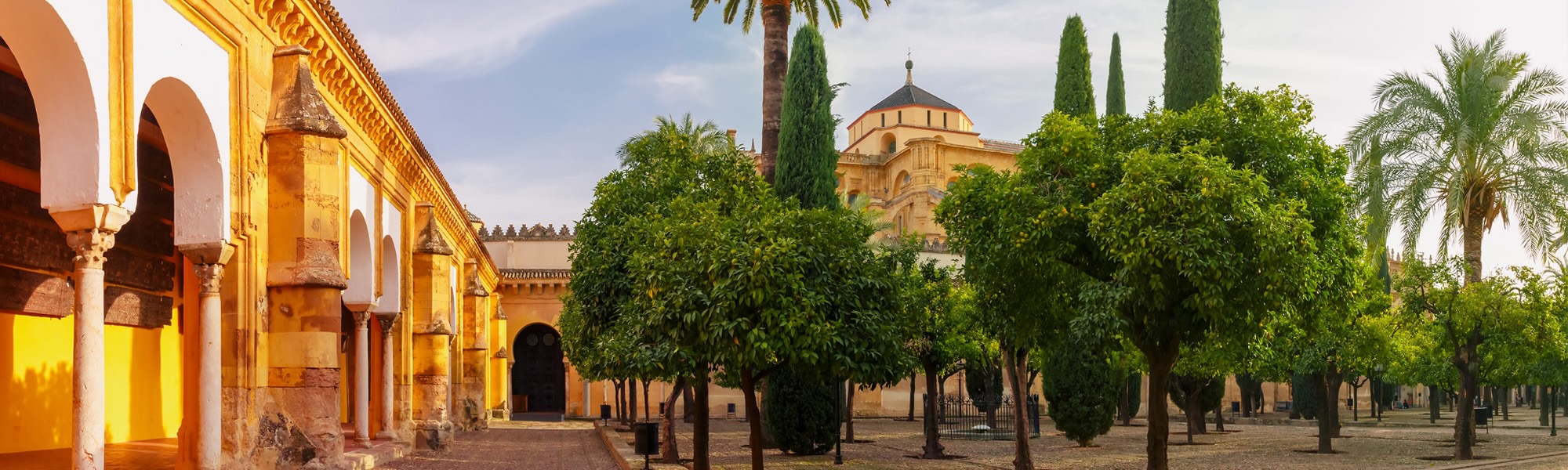 Fachada de un edificio en el casco histórico de Córdoba